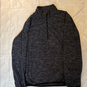 Hawke & Co Men's Charcoal Zip-Up Sweater
